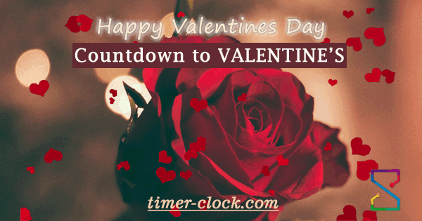 When Is Valentine S Day 2020 Countdown Timer Online Vclock Valentines day 2020 is Friday.