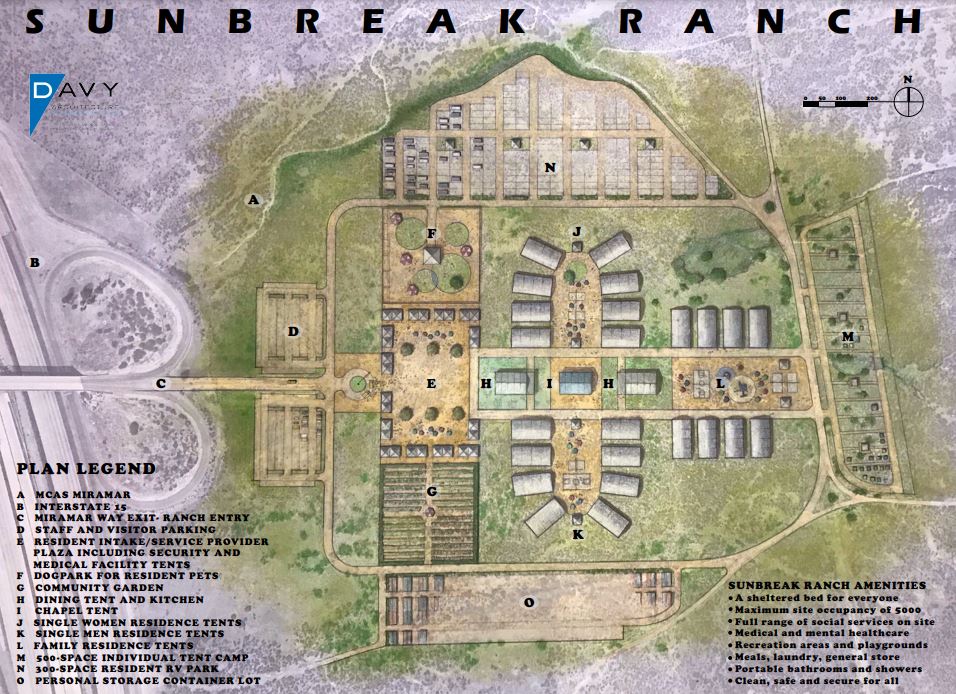 Former Mayor Kevin Faulconer Endorses Sunbreak Ranch Homeless Shelter Concept