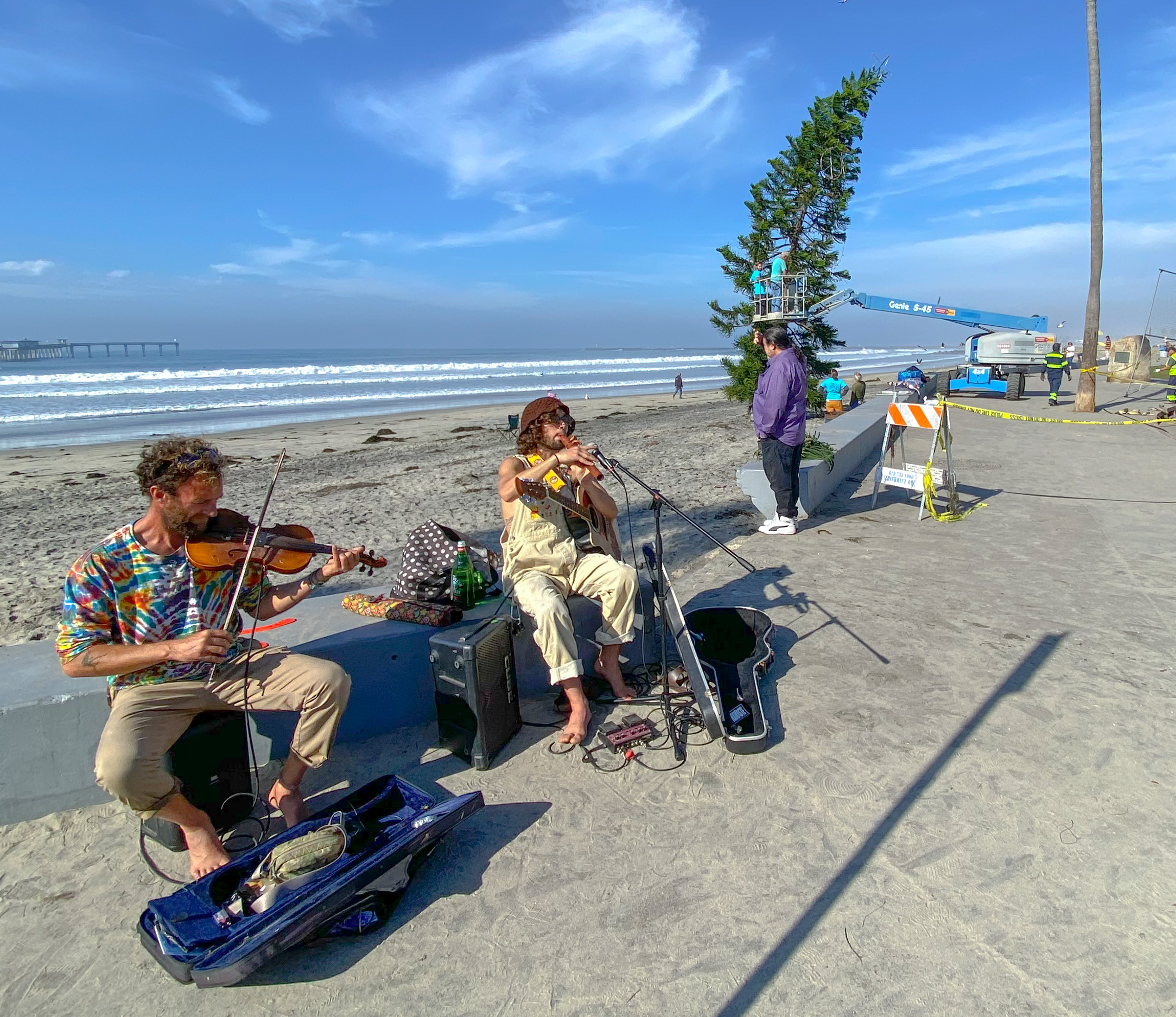 Ocean Beach Christmas tree – eclectic, weird, very OB – coming Dec. 2