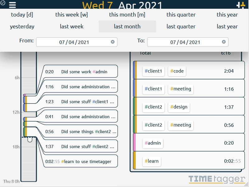 Getting Started With Timetagger - Premium City Design - Ultra HD