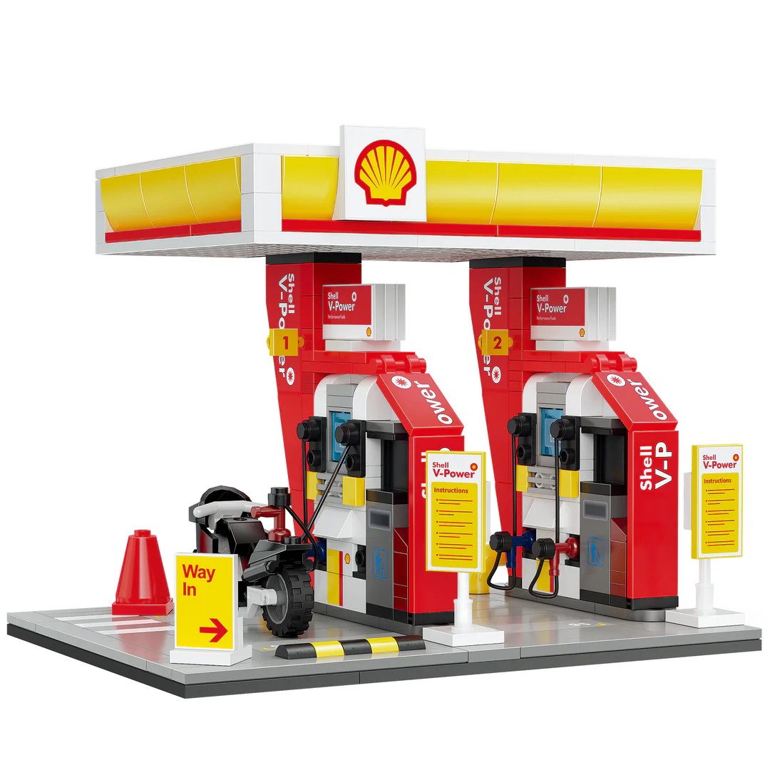 CaDA Bricks Shell Retail Station (Small) C66028