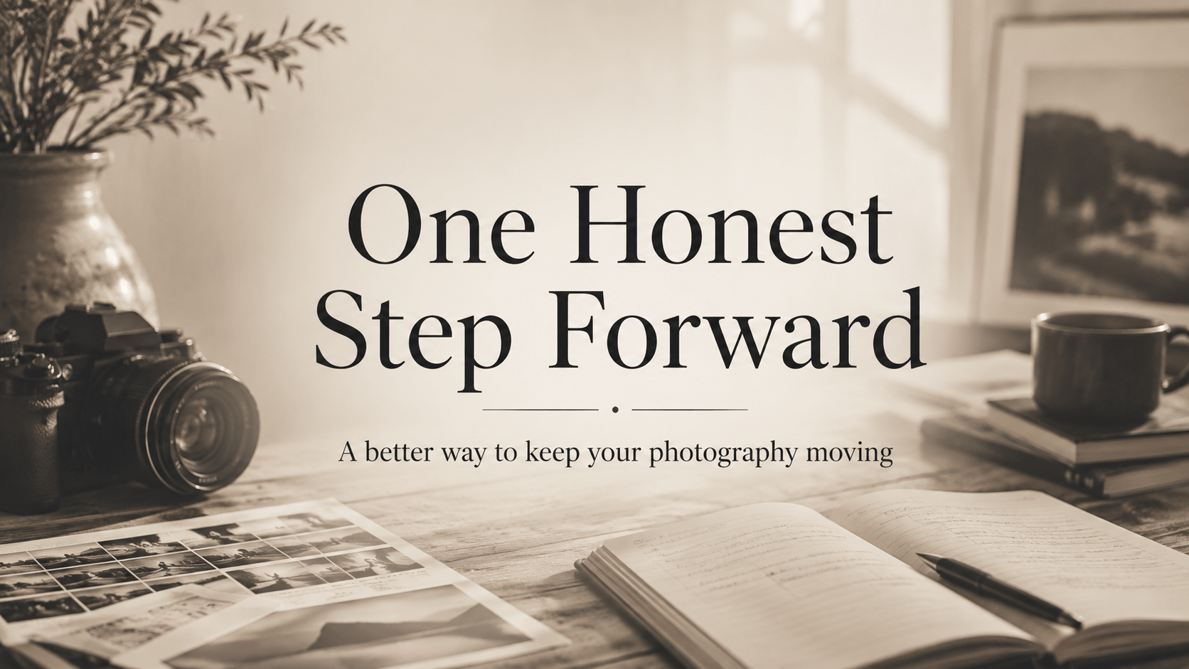 One Honest Step Forward - A Guide of How to Keep Your Photography Moving Forward by Tim Layton Fine Art