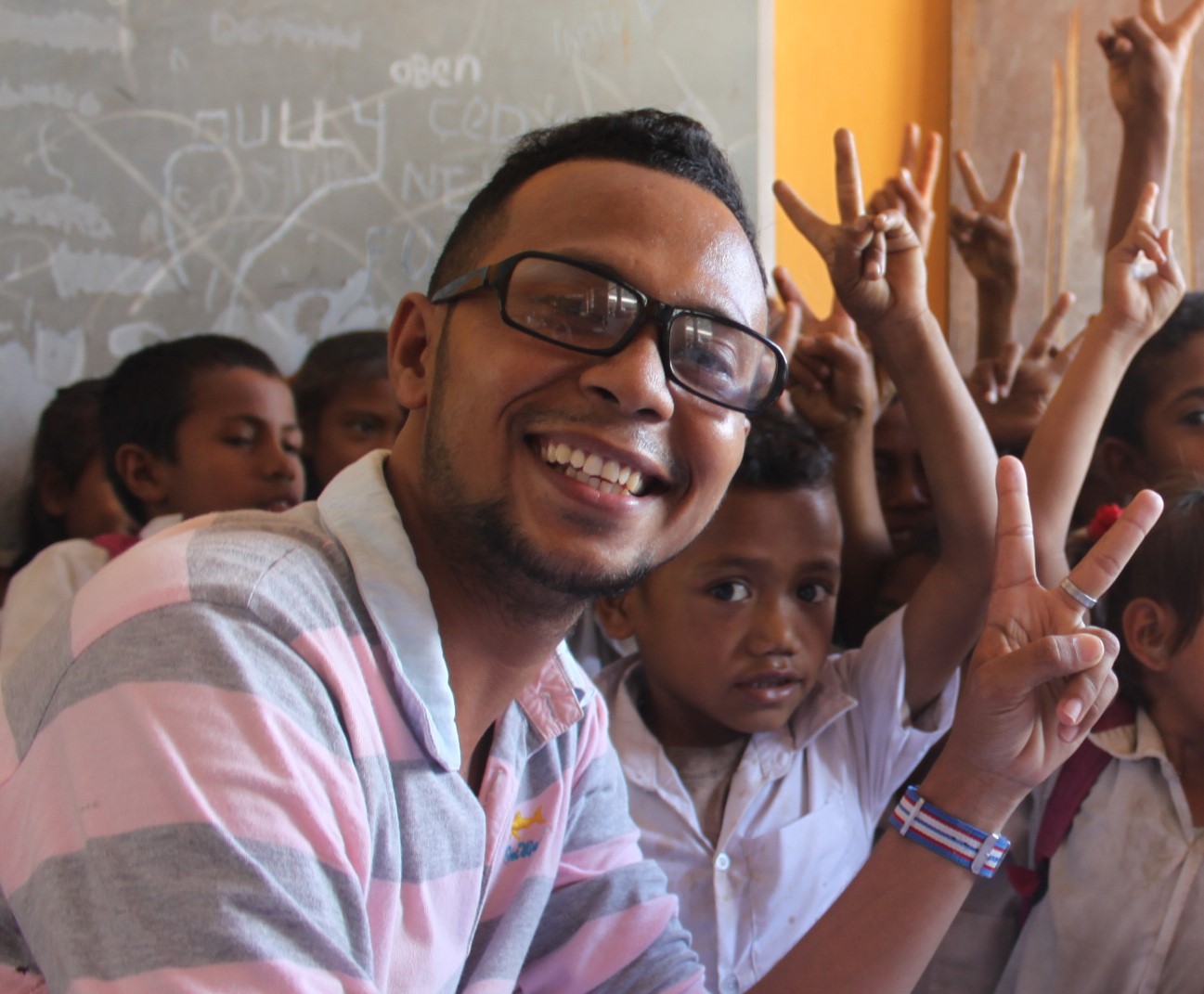 Bonifacio Cardoso Martins was employed by the program in 2016 as a translator. He is a linguistics student in Univeridade Nacional Timor Leste. He is an absolute gem - hard working, enthusiastic and fabulous at his job. We are convinced he will be President one day