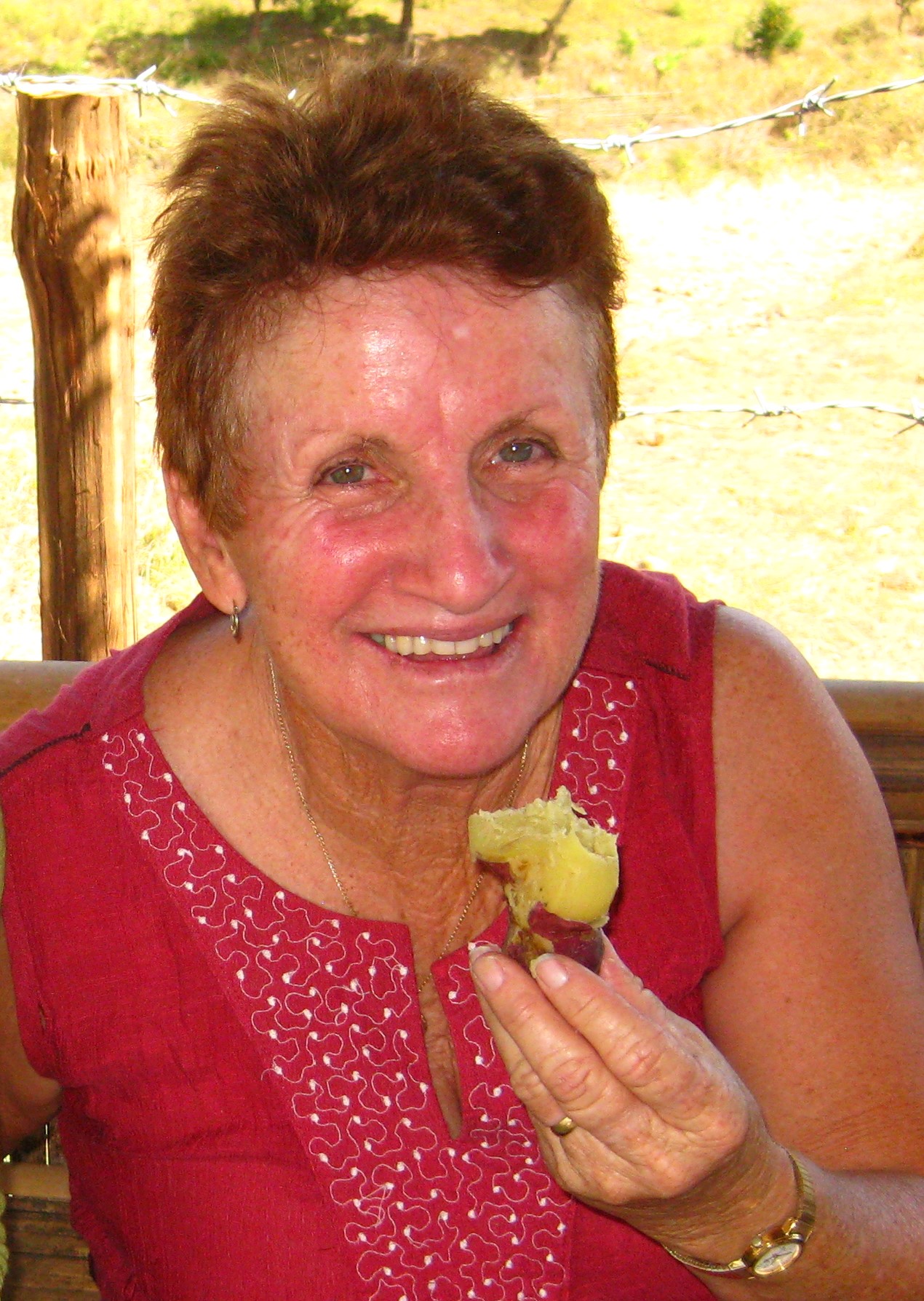 Mrs Eve Shepherd, QLD - Eve joined a team in 2016. Eve is apparently a very difficult for the Timorese to pronounce, and so she quickly became 'Mana Eva', 'Mana' means sister in tetum. Eve a non-vegie eating person in Oz developed a love for vegies in TL!