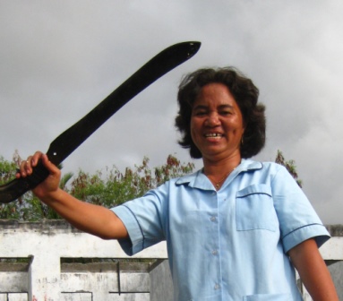 Rina is a nurse and administrator at Likisa Hospital. She helps our team to liaise with patients