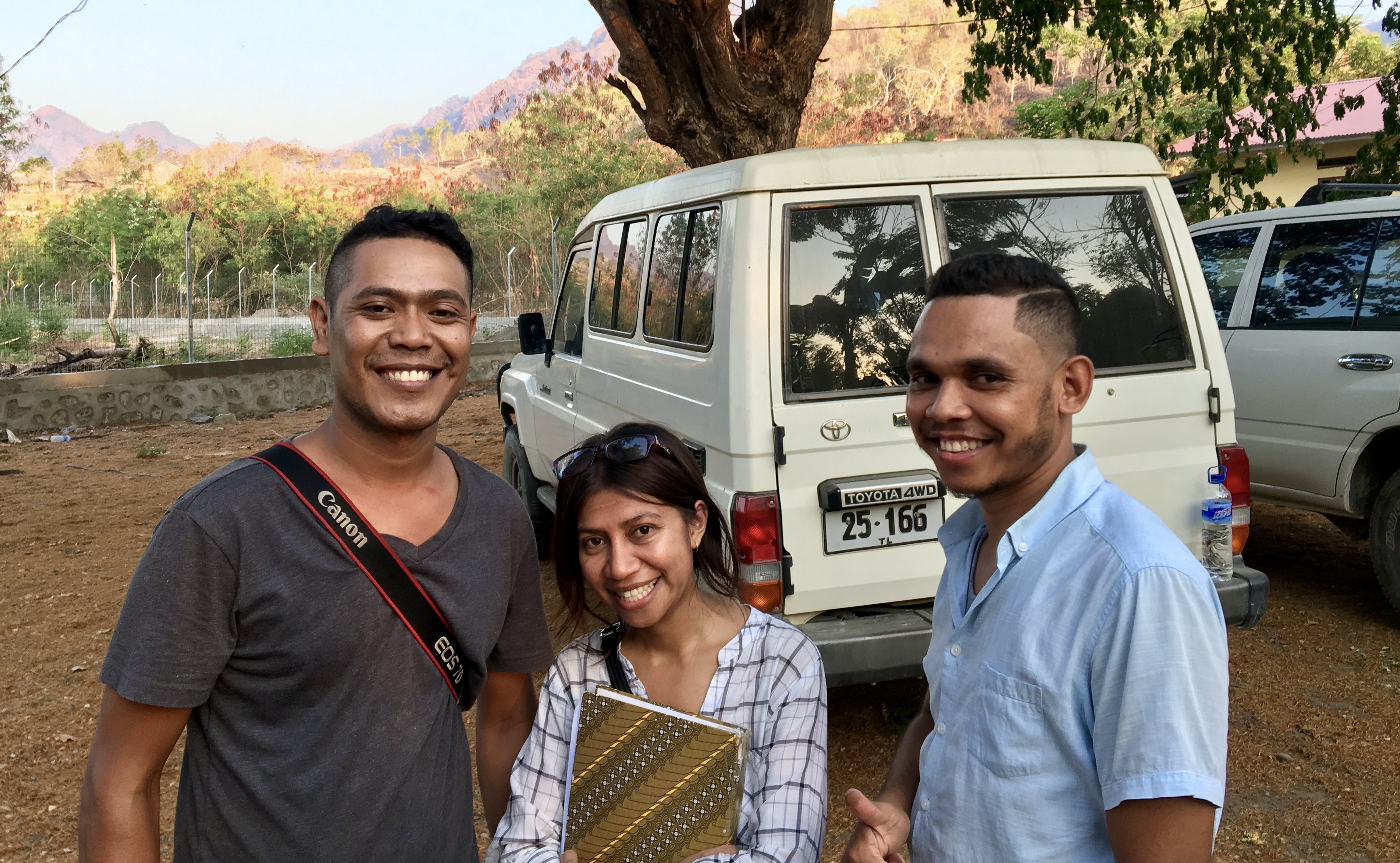 Tino, Ana Paula and Nico - 3 of our bright young team members.