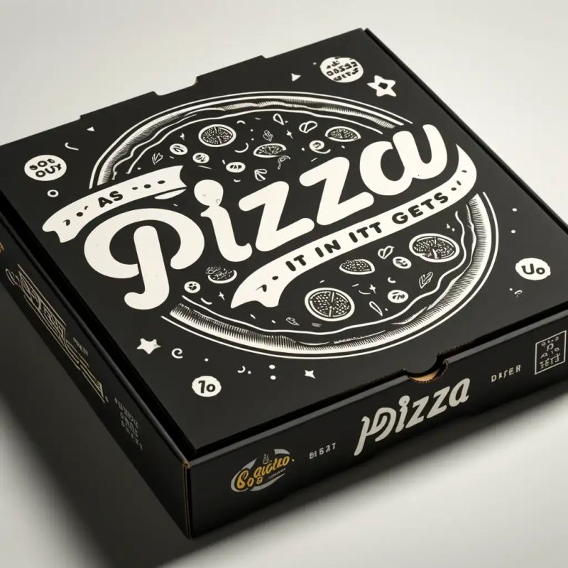 White Pizza Boxes Clean Customizable Packaging Tim Packaging - Premium HD Geometric Arts | Free Download