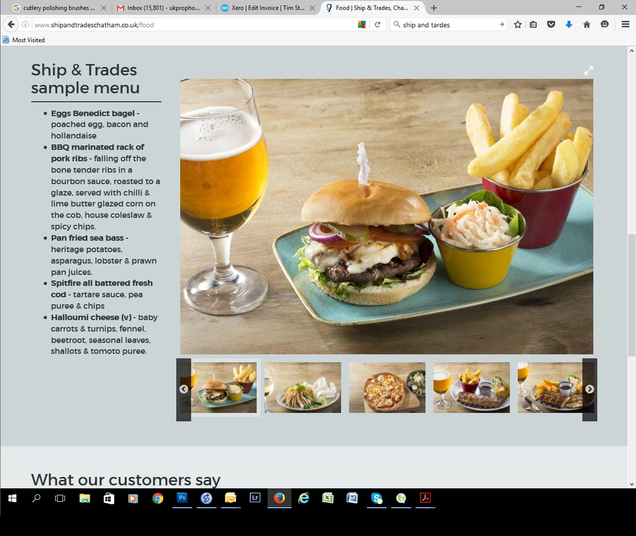 Food and interiors photography for Shepherd Neame