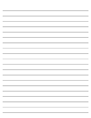 printable lined paper