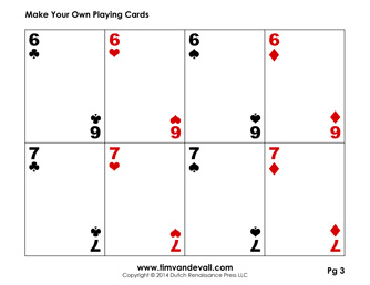 blank playing card template make your own playing cards pdf