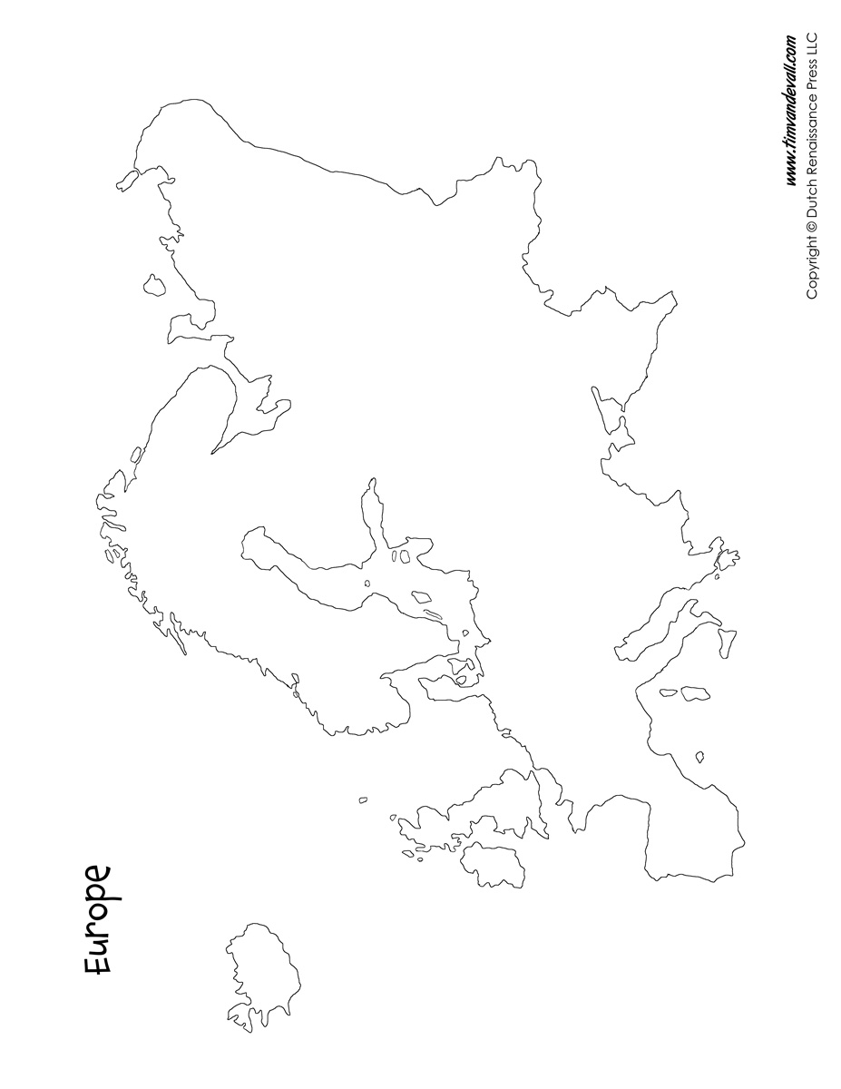 Blank Europe Map Tim S Printables Blank Europe Map 