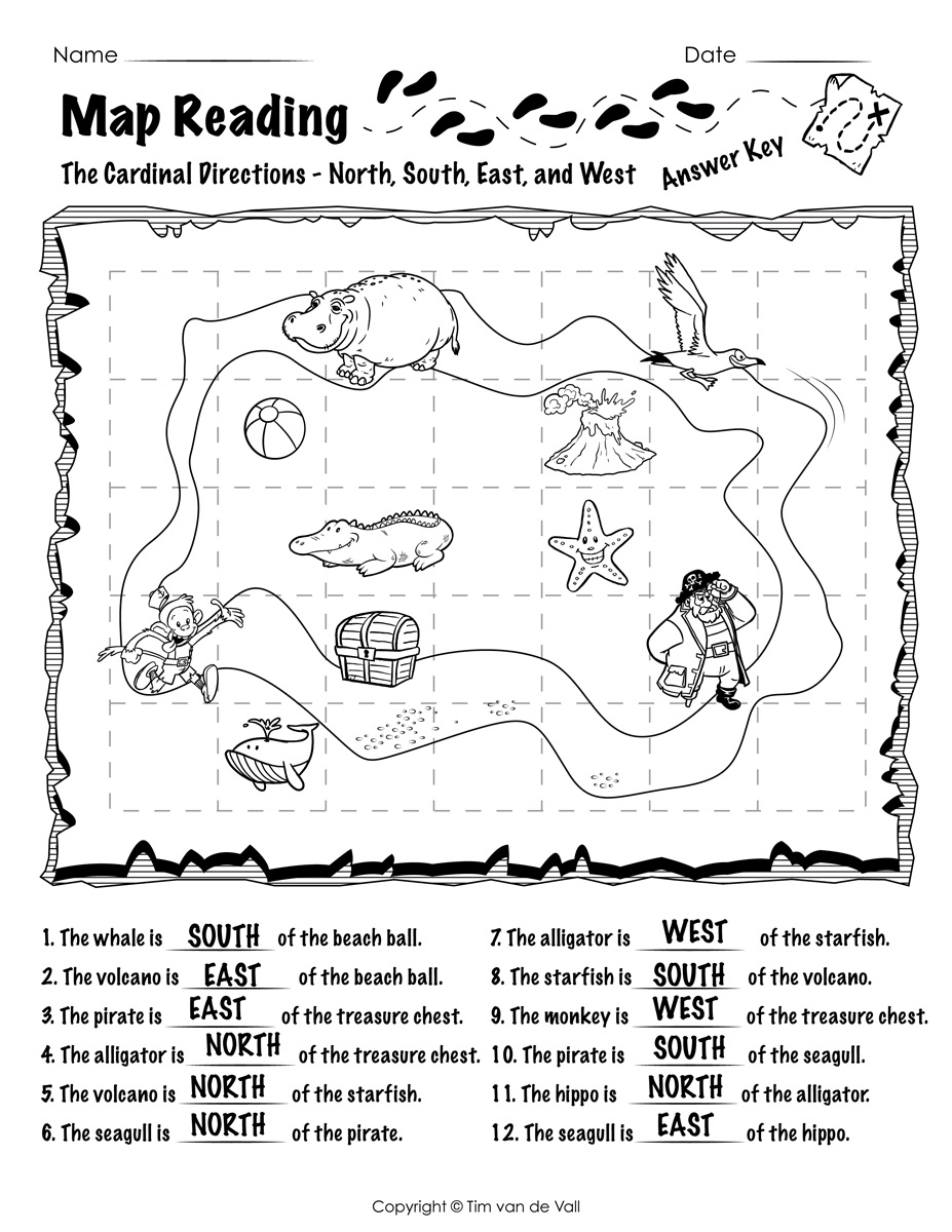 It can be an important skill to master. Free Printable Map Reading Worksheets Tim S Printables