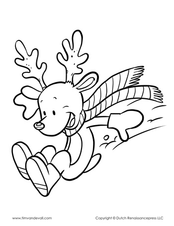 Plus, it's an easy way to celebrate each season or special holidays. Reindeer Coloring Page Tim S Printables