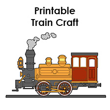 printable train template free train craft for a train birthday party tim s printables