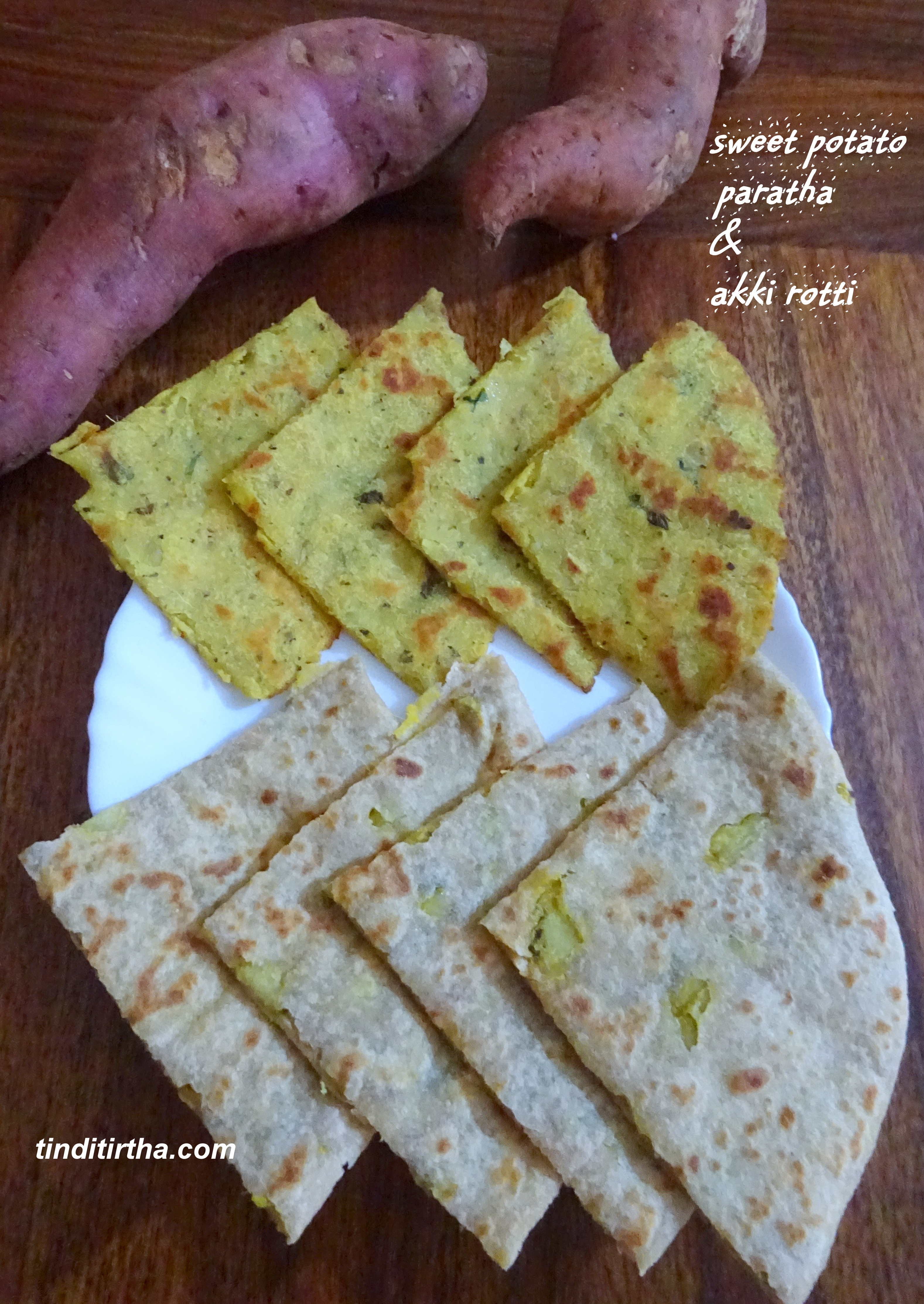 Sweet Potato Paratha | Sihi Genasina Paratha |