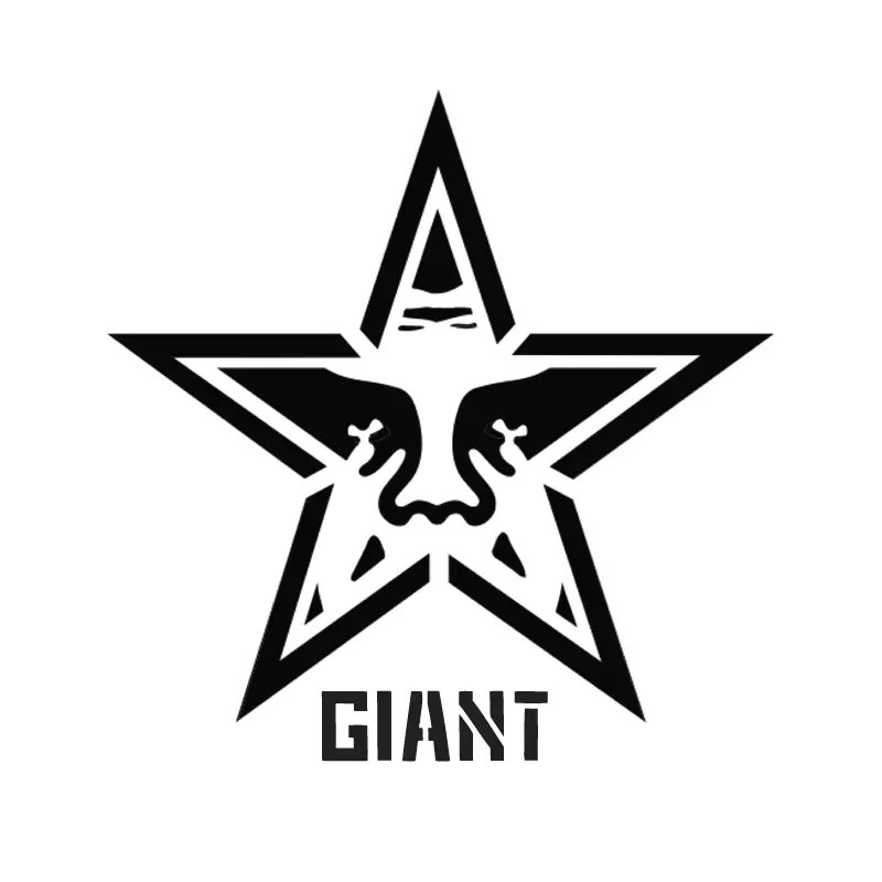 Shepard Fairey Giant sticker