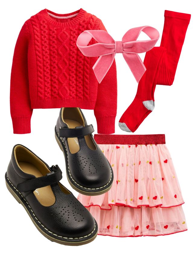 Valentine's day outfits for the whole family