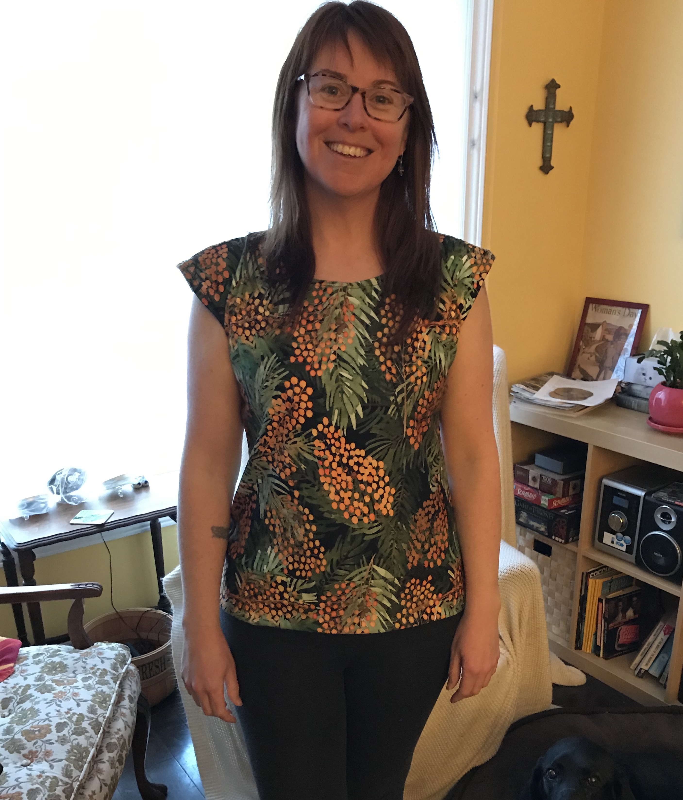 My own creation made in French Terry from Mimi's Fabrics.