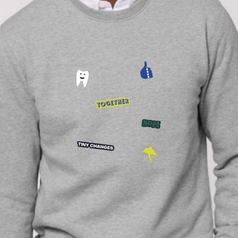 Tiny Cloud Pin Badge Tiny Changes - Classic Colorful Art - Retina