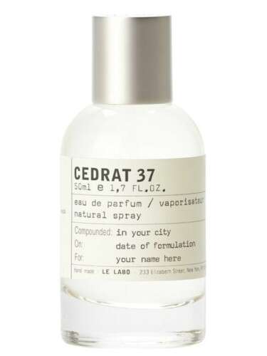 LE LABO CEDRAT 37 オードパルファム 15ml Le Labo Cedrat 37 Genuine Sample • Tiny Fragrances