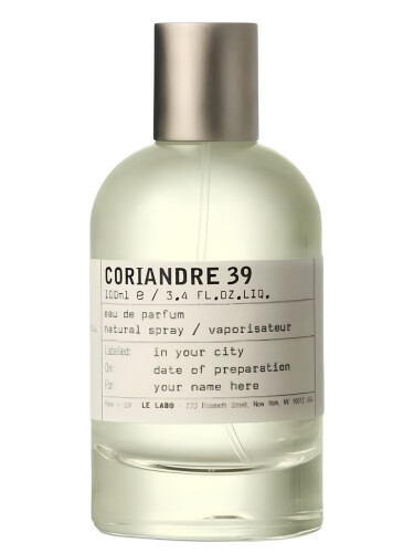 LE LABO CORIANDRE 39 オードパルファム 15ml Le Labo Coriandre 39 Genuine Samples • Tiny Fragrances
