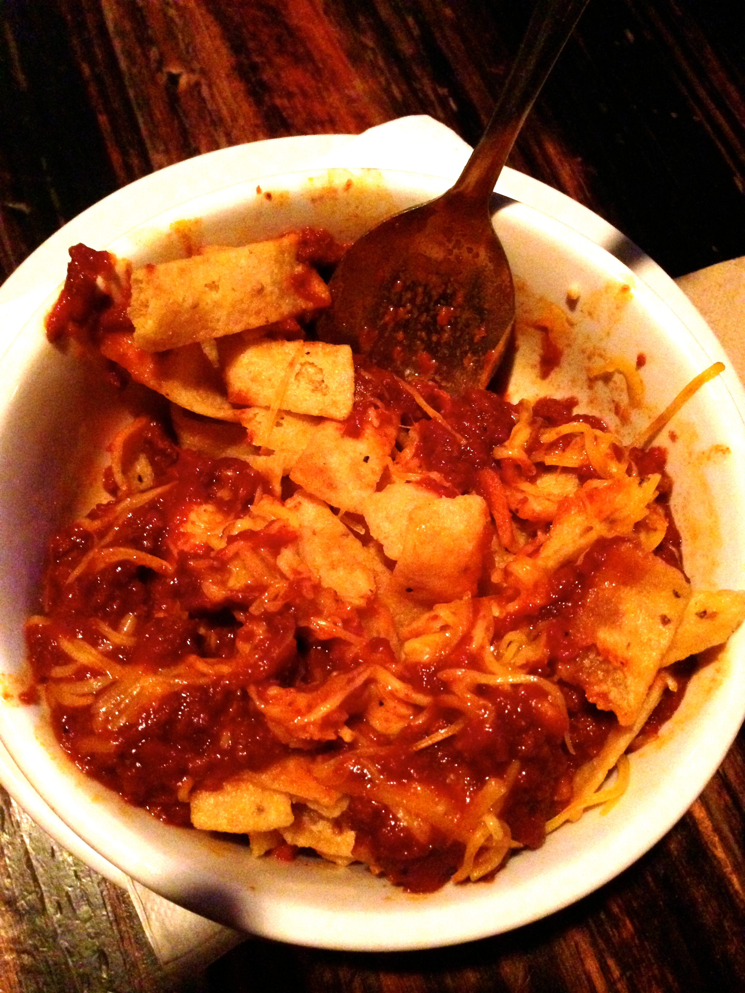 Frito pie from Frank's