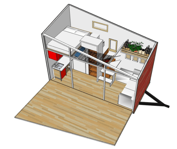 choosing change: mini modern doll house