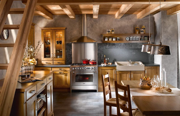 Rustic Design / Source: Smart Home Kitchen