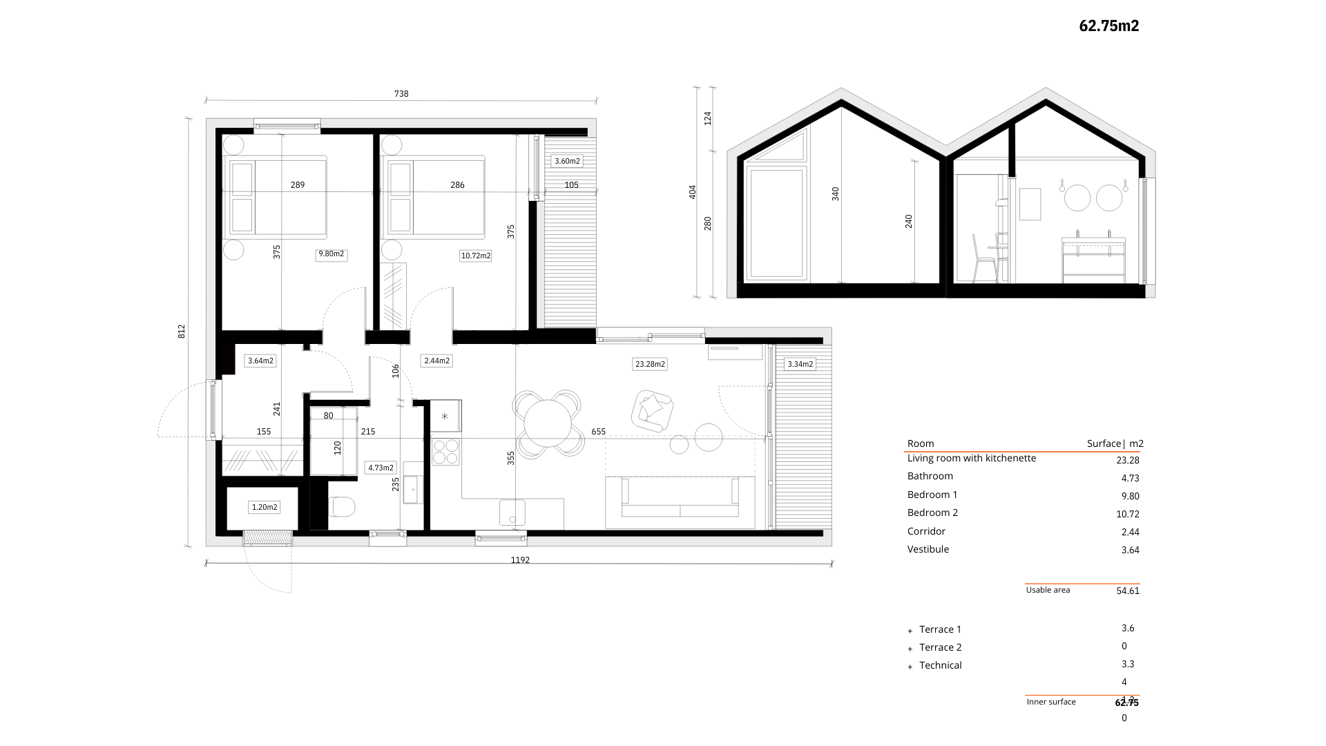 Tiny house floor plans from our models