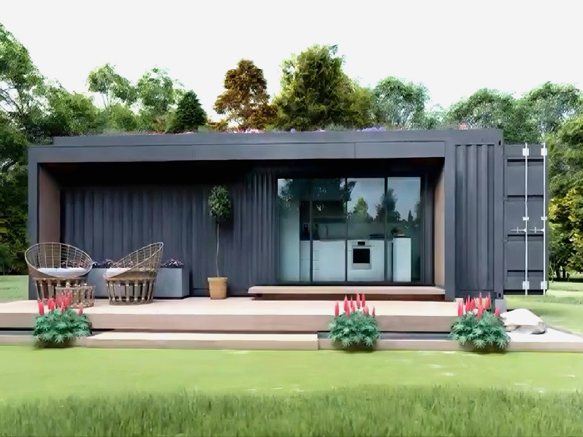 Modern 40ft Container Cabin Design: Discover Minimalist Prefab Living