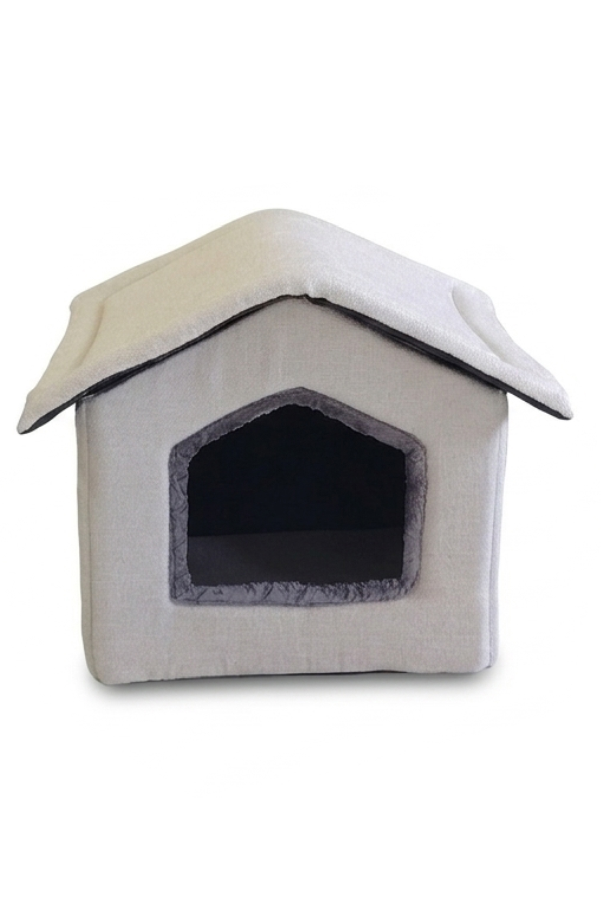 Tinypati ComfyCloud Keten Bej Kedi ve Köpek Yatağı