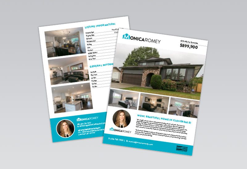 Monica Romey 2 Page Feature Sheet