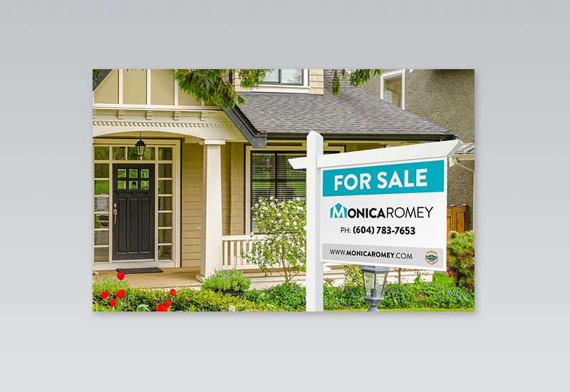 Monica Romey For Sale Sign