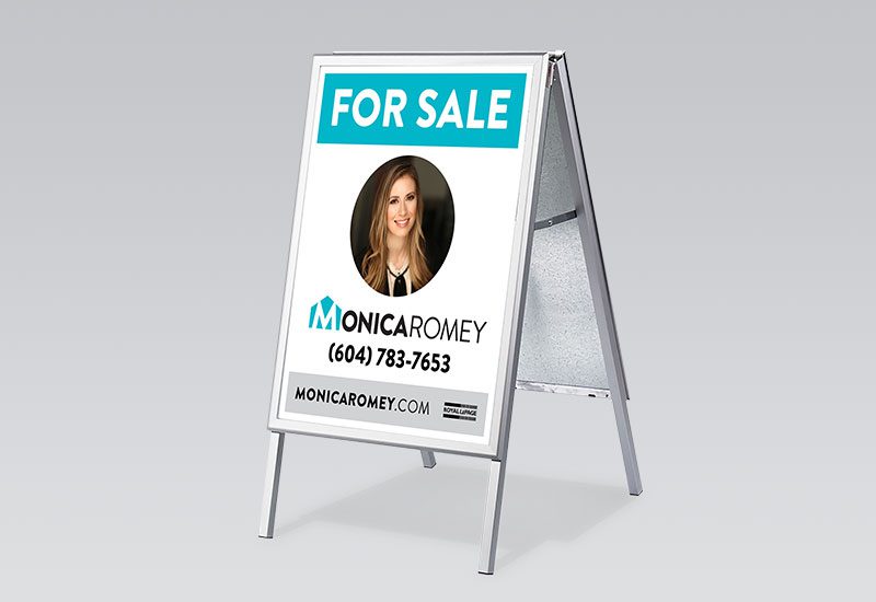 Monica Romey Sandwich Board