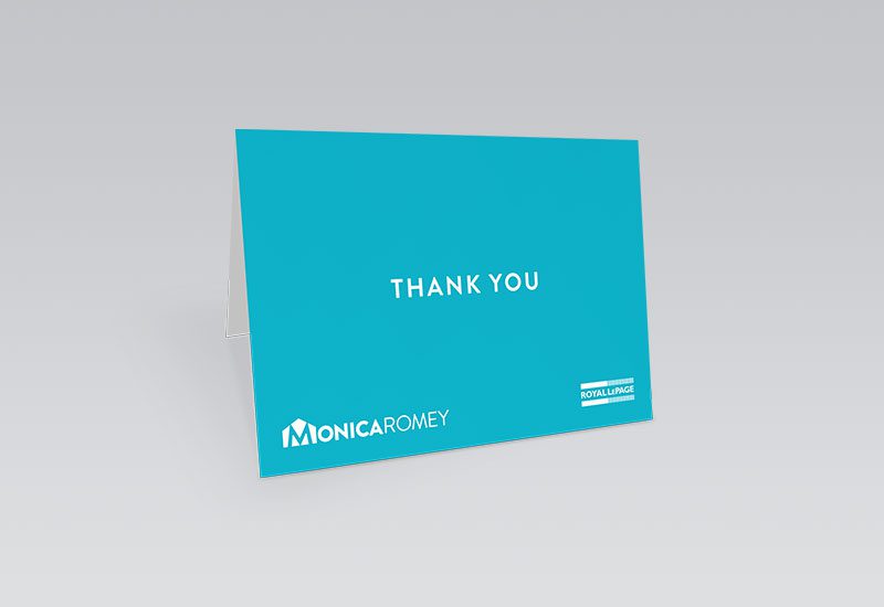 Monica Romey Thank You Card