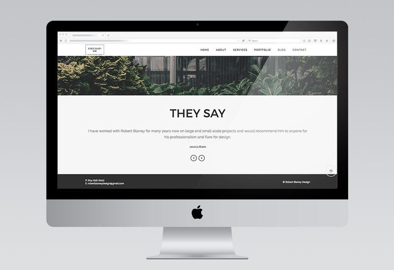 Robert Blaney Website