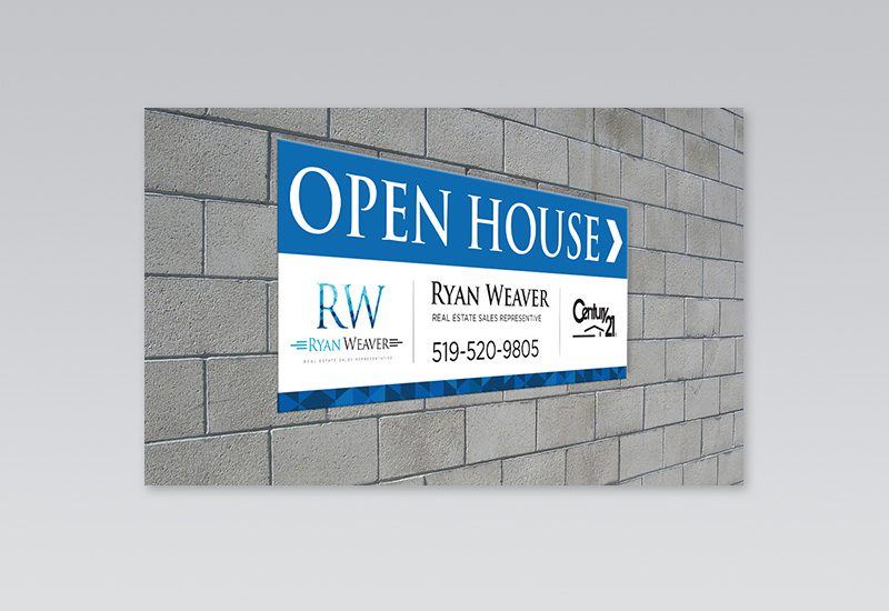 Ryan Weaver Directional Sign