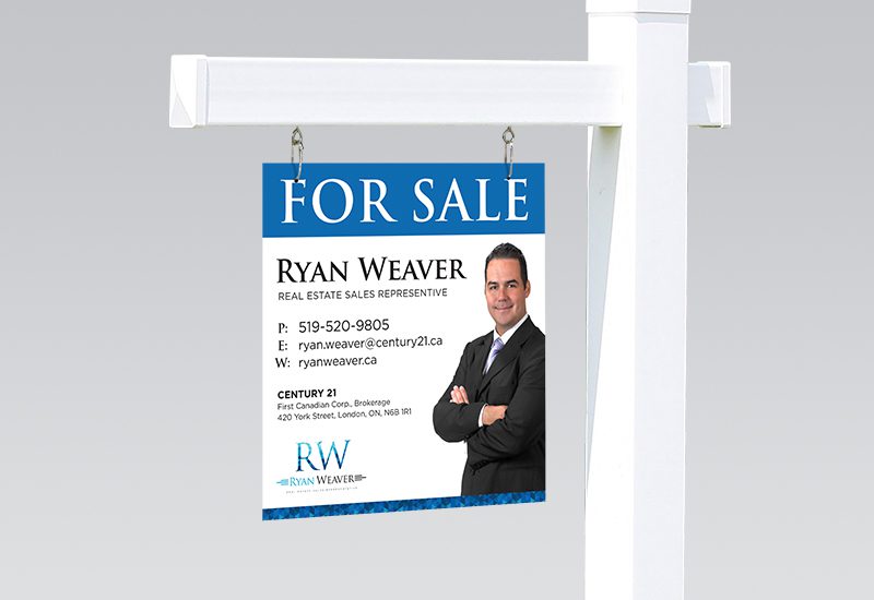 Ryan Weaver For Sale Sign