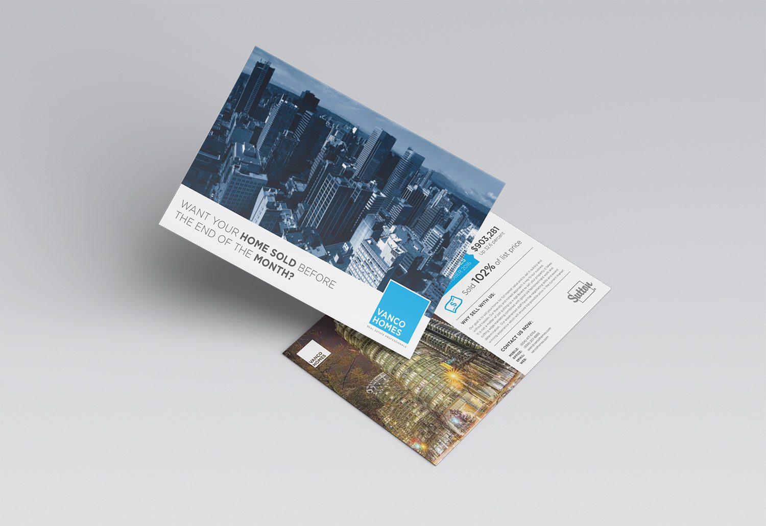 Vanco Homes Postcard