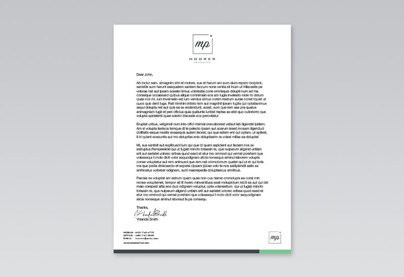Moorer Properties Letterhead