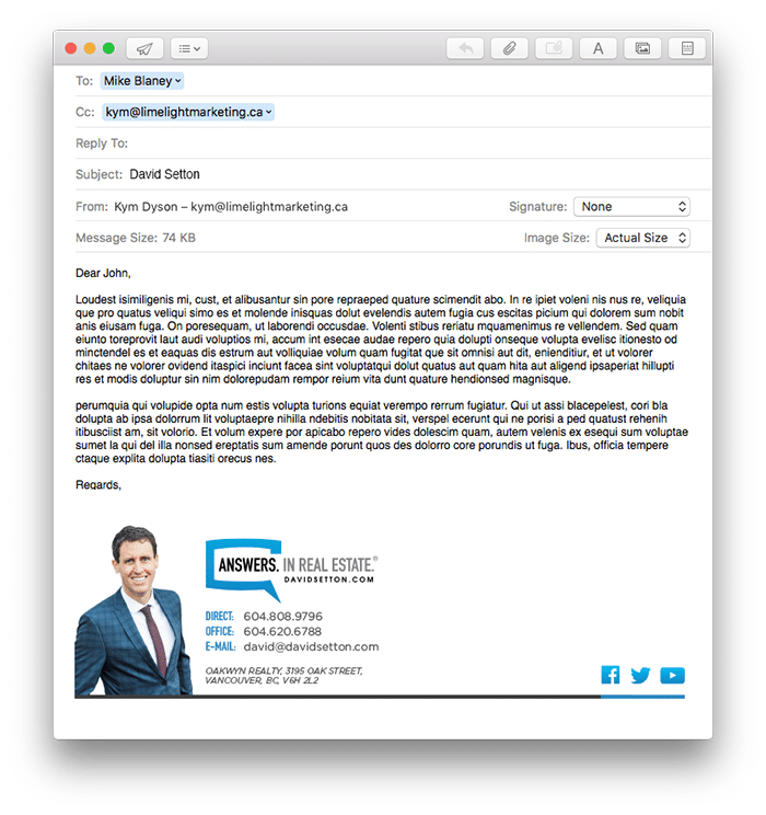 Email Signature