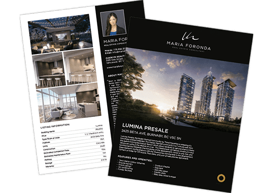 2 Page Feature Sheet Design 2 Page Feature Sheet Design