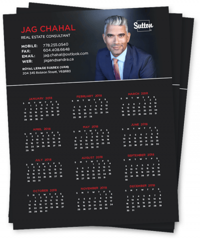 Fridge Calendar Magnet