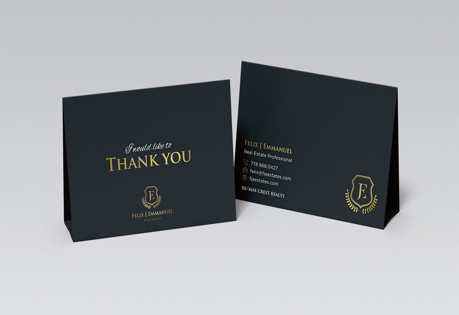 Felix J Emmanual Thank You Card