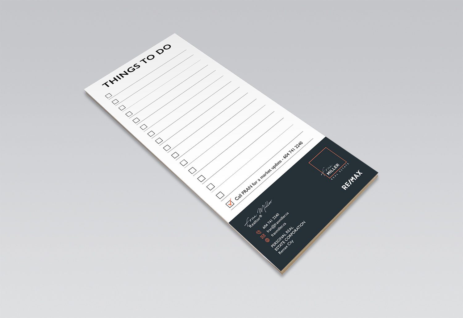 Fran Miller Notepad