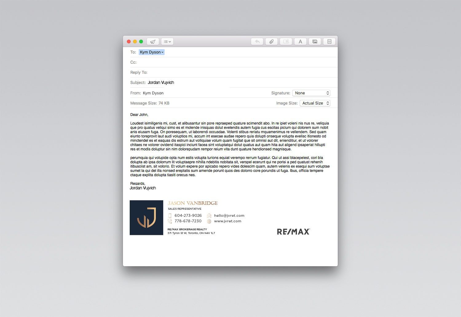 Jason Vanbridge Email Signature