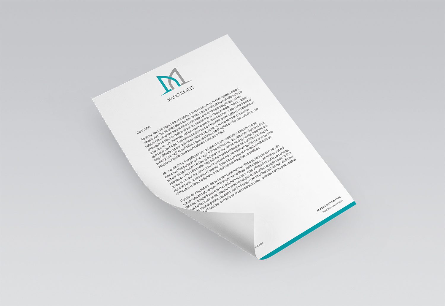 Mado Realty Letterhead