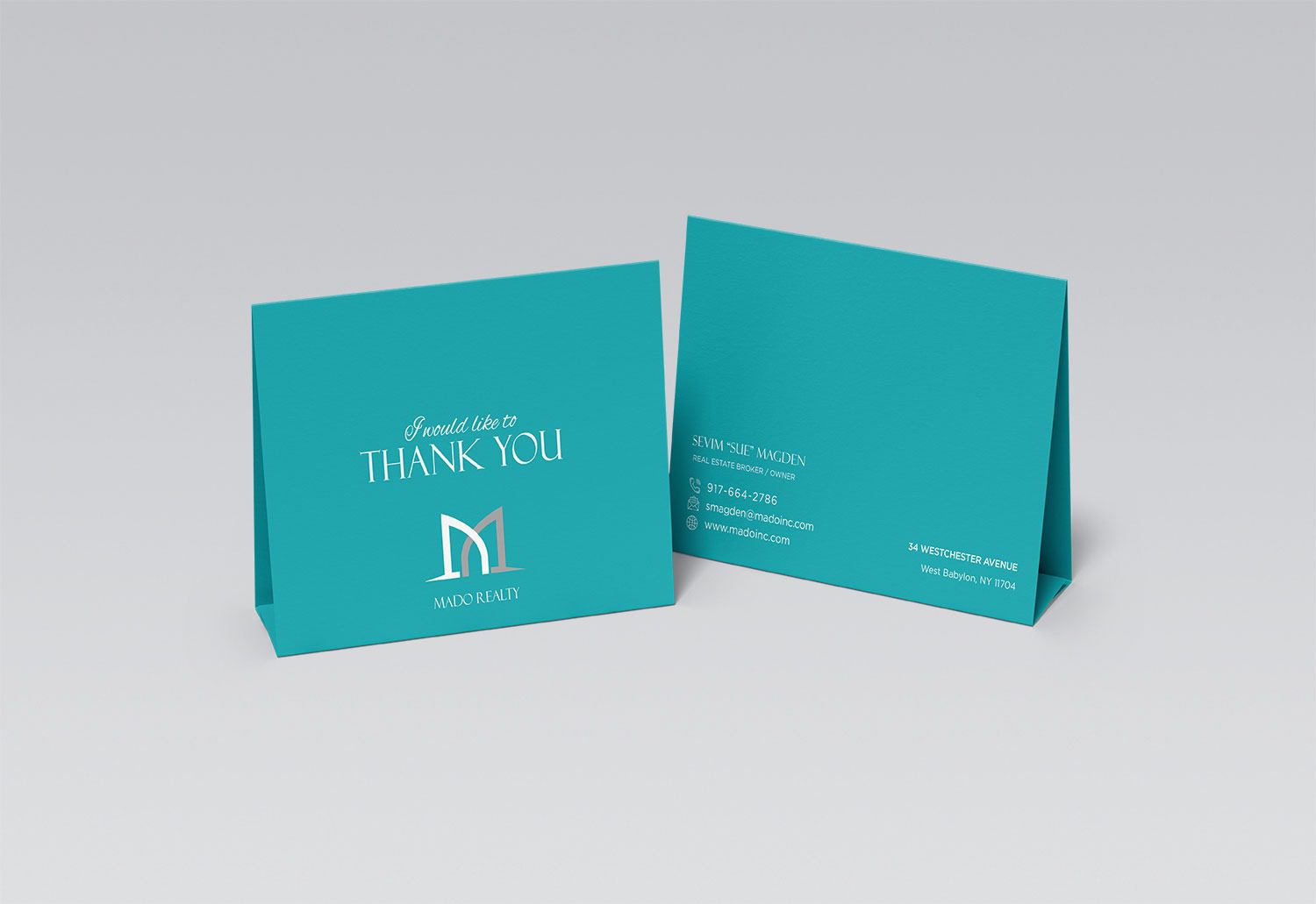 Mado Realty Thank You Card