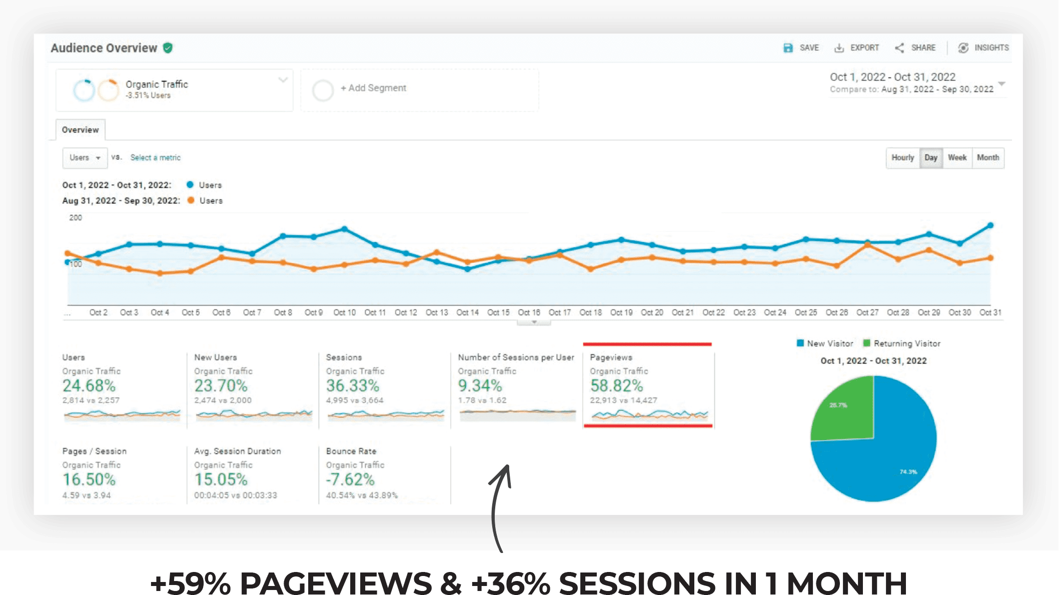 SEO Results - Proof