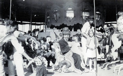 Nutsy on carousel